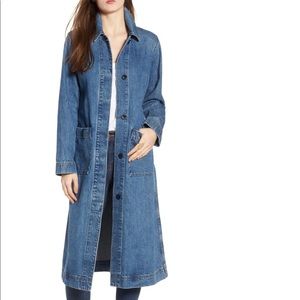 Madewell Denim Duster Size Small